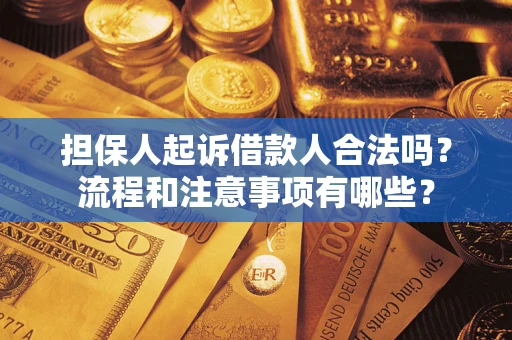 北京担保人起诉借款人合法吗？流程和注意事项有哪些？