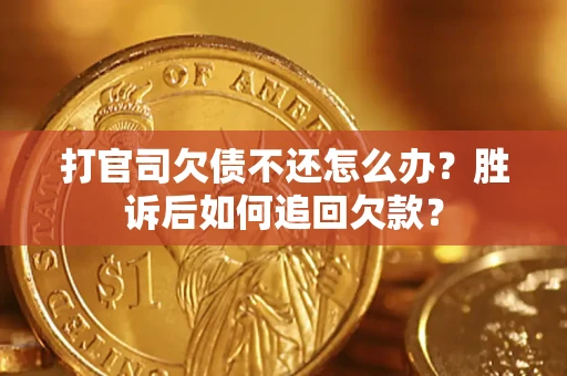 北京打官司欠债不还怎么办？胜诉后如何追回欠款？
