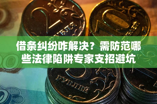 北京借条纠纷咋解决？需防范哪些法律陷阱专家支招避坑