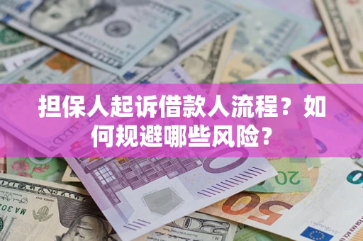 北京担保人起诉借款人流程？如何规避哪些风险？